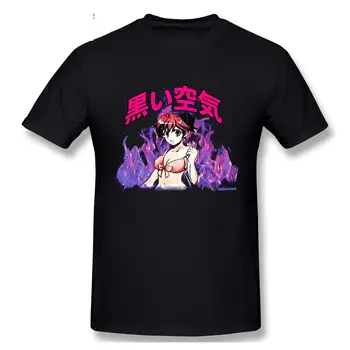 2021 Moških Hip Hop T Shirt Ulične Japonski Risani Seksi Dekle Tshirt Harajuku HipHop T-shirt Anime Bombaž Vrhovi Tees Darilo