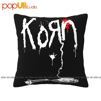 Kvadratni Korn Nu Metal Rock Band Glasbene Krvi Logotip Prevleke Vrgel Blazino Kritje Po Meri