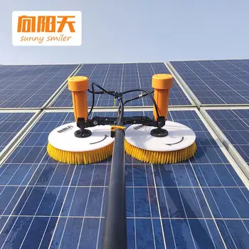 Sunnysmiler Električni Vodi Fed Krtačo Kompleti Za Sončne celice, Čiščenje Robot PV čiščenje robot za sončne celice