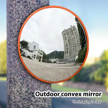 Promet Ogledalo Parkiranje Ogledalo Nastavljiv Širokokotni Pogled Slepi Področju Ogledalo Panoramski Pogled Proti Kraji Kotu Reflektor Ogledalo
