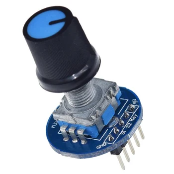 Rotacijski Kodirnik Modul 5 Opeke Senzor Razvojni Krog Avdio Vrtenjem Potenciometra Gumb Skp za Arduino ES11