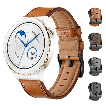 20 mm Usnje Smartwatch Watchbands Za Huawei Watch GT 2 GT2 GT 3 42mm GT3 Pro 43mm Trak Zapestnica Manšeta Pribor Correa