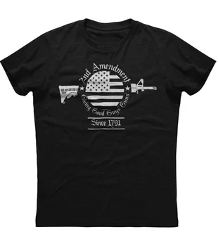Daje Dobri Fantje Pištole leta 1791 2. Spremembe Patriot T-Shirt 100% Bombaž O-Vratu Poletje Kratek Rokav Priložnostne Mens T-shirt Velikost S-3XL